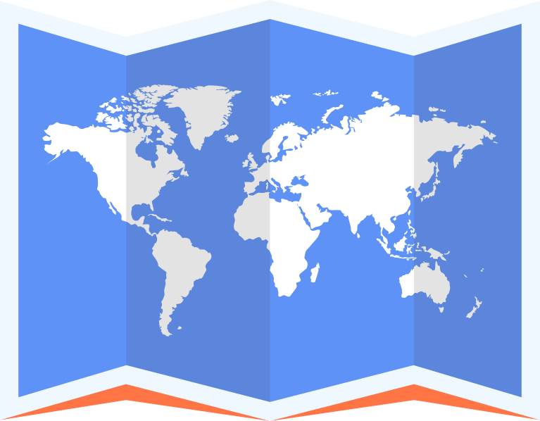 a map of the world
